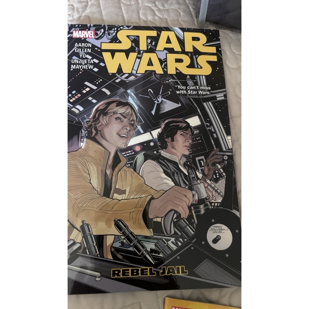 Marvel Comics Star Wars Rebel Jail Graphic Novel First Printing Luke Han Book